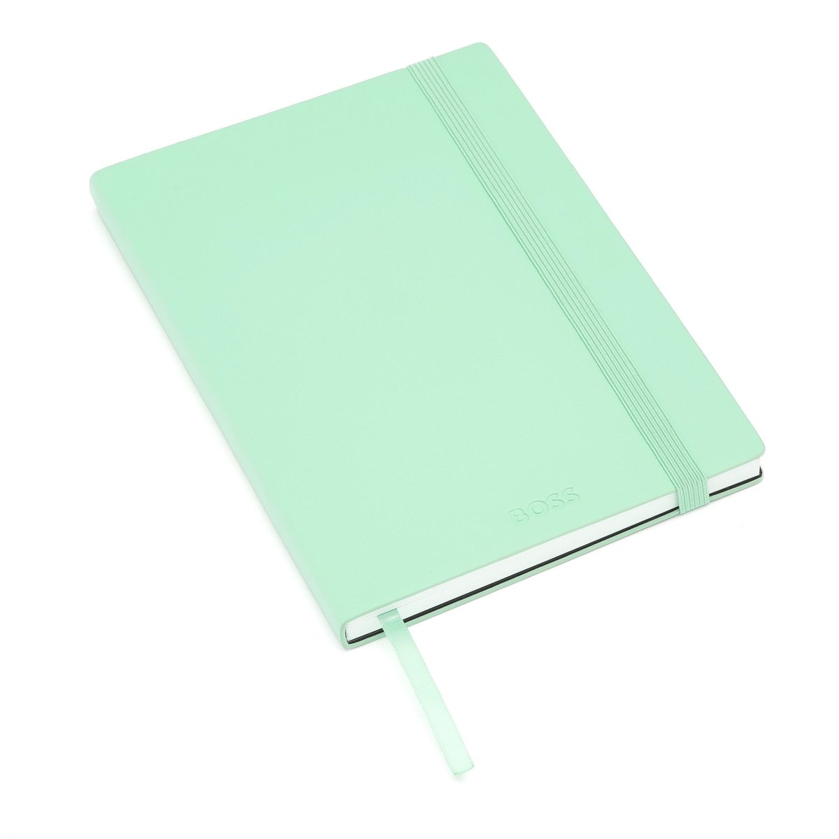 HUGO BOSS Pastel Classic Light Green Lined A5 Notebook | HNH422TL | TIME Watches