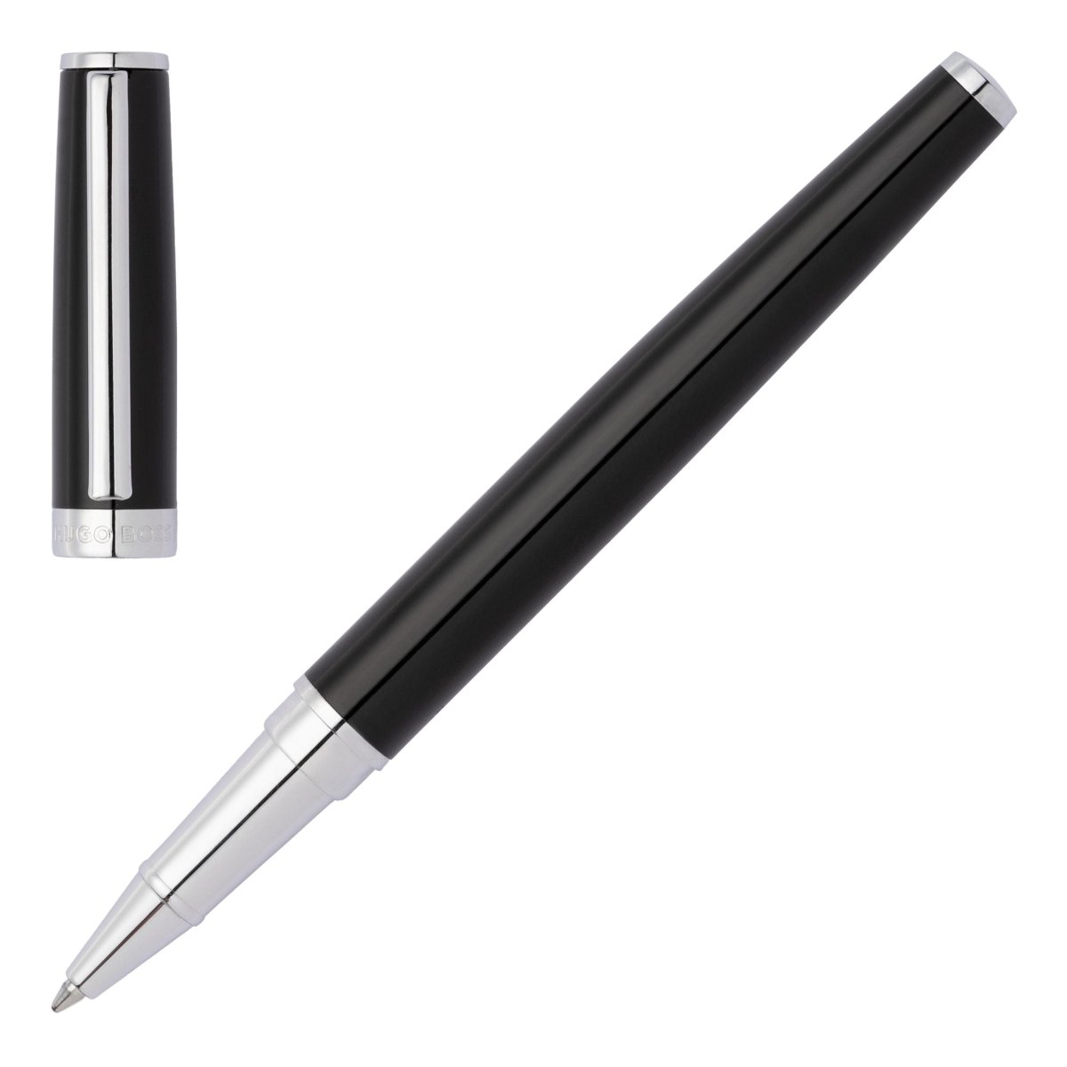 HUGO BOSS Rollerball pen Gear Icon Black | HSN2545A | TIME Watches