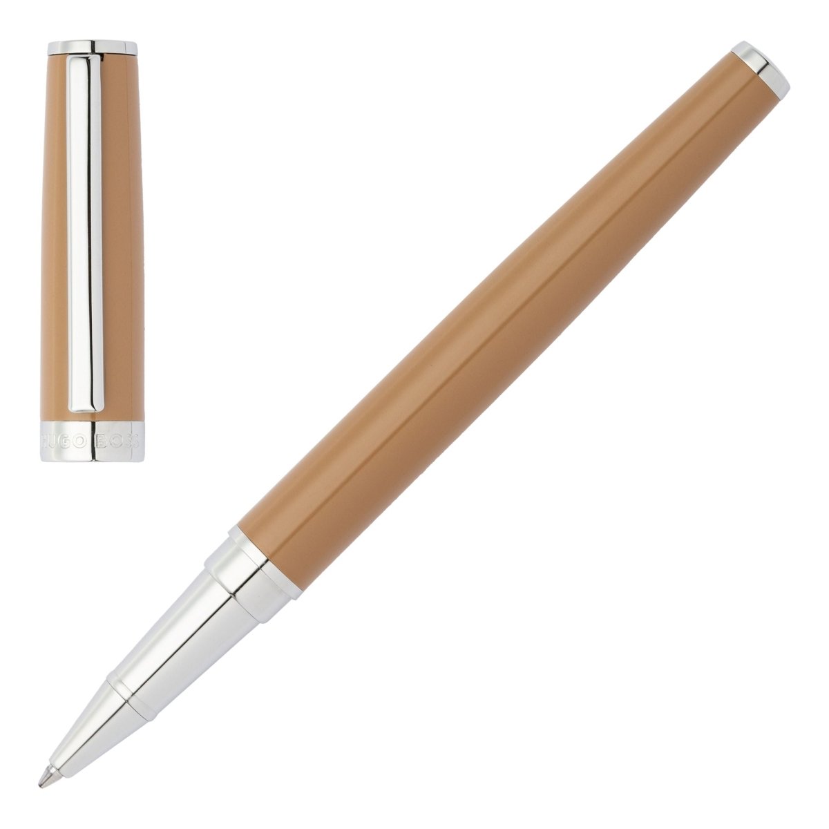 HUGO BOSS Rollerball pen Gear Icon Camel | HSN2545Z | TIME Watches