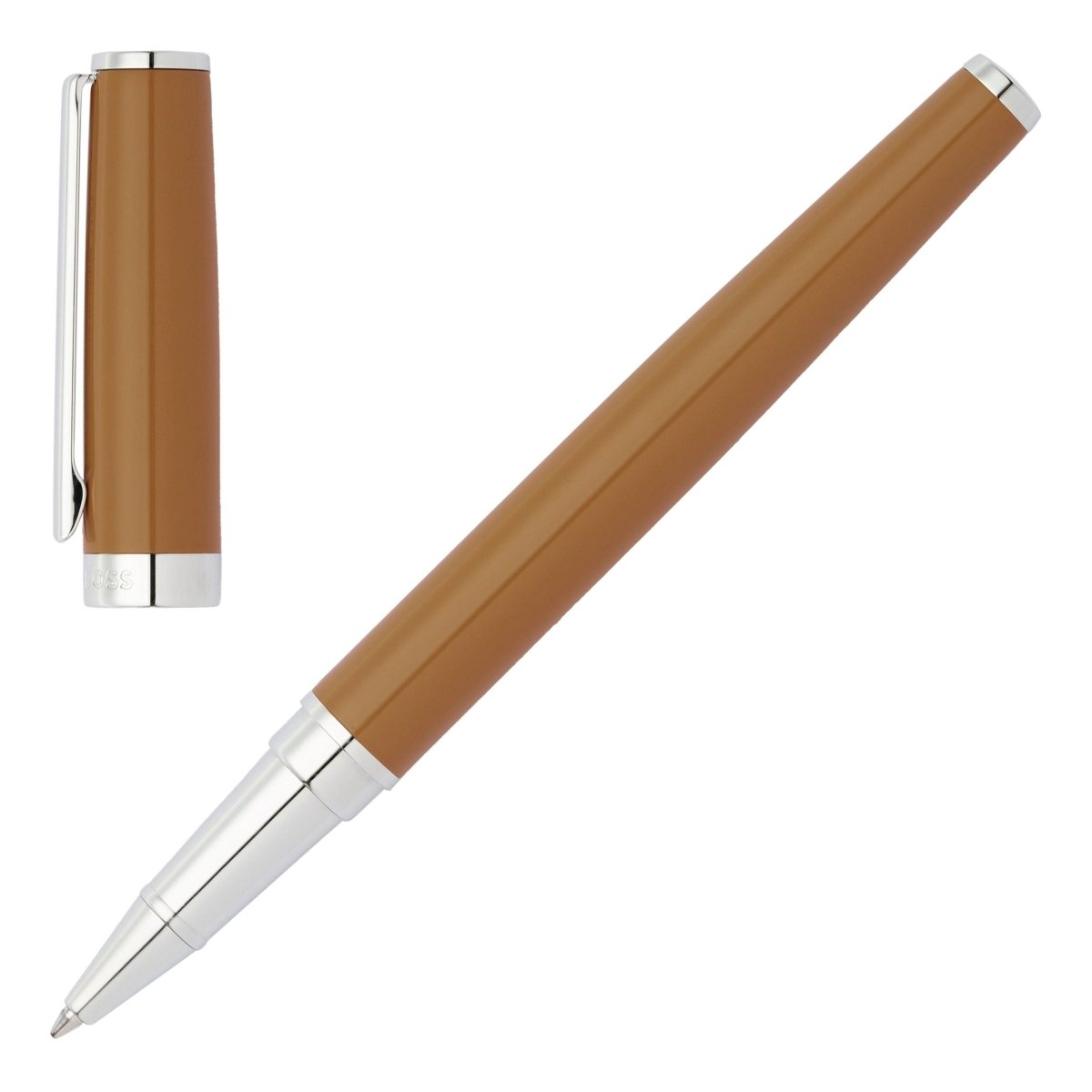 HUGO BOSS Rollerball pen Gear Icon Camel | HSN2545Z | TIME Watches