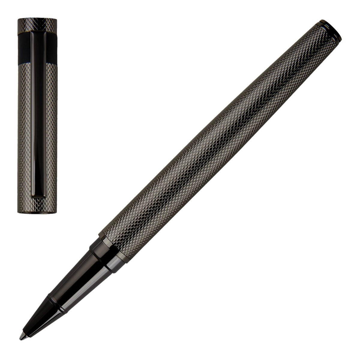 HUGO BOSS Rollerball pen Loop Diamond Gun | HSW3675D | TIME Watches