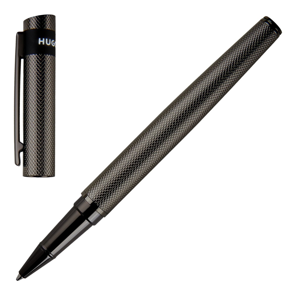 HUGO BOSS Rollerball pen Loop Diamond Gun | HSW3675D | TIME Watches