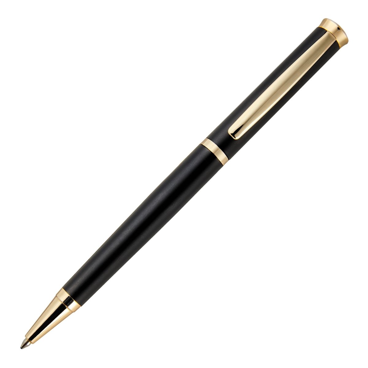 HUGO BOSS Sophisticated Matte Black Ballpoint Pen | HSC3114A | TIME Watches