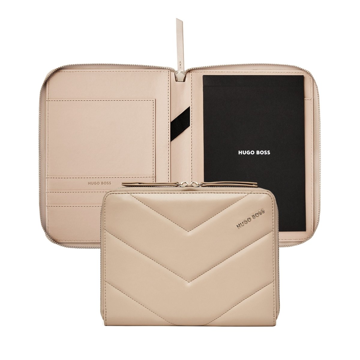 HUGO BOSS Triga Nude A5 Folder/Key Ring/ Ballpoint Set | HPBKM311X | TIME Watches
