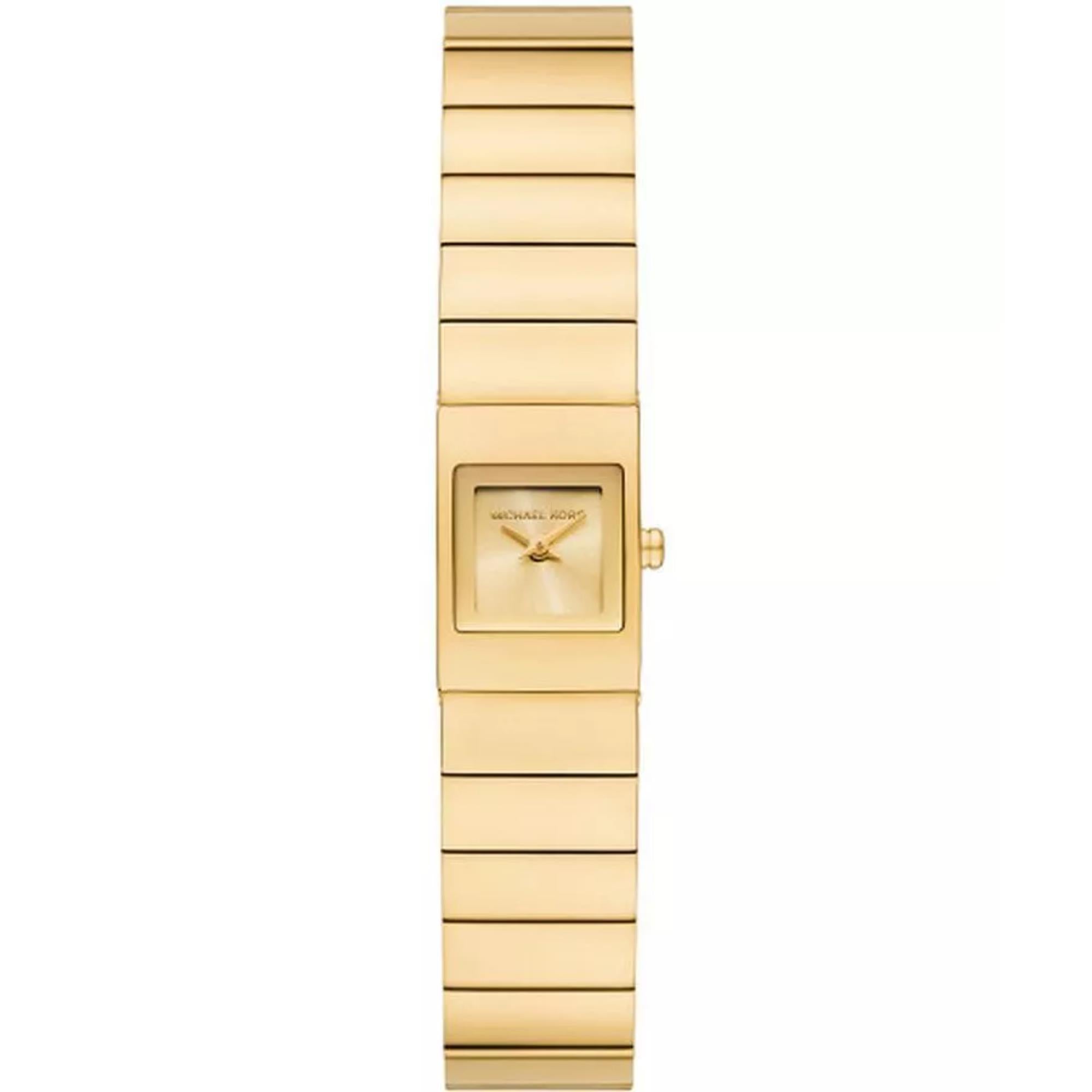 Michael Kors Darrington Gold Dial Gold-Tone Stainless Steel Strap Women's Dress Watch | MK4885