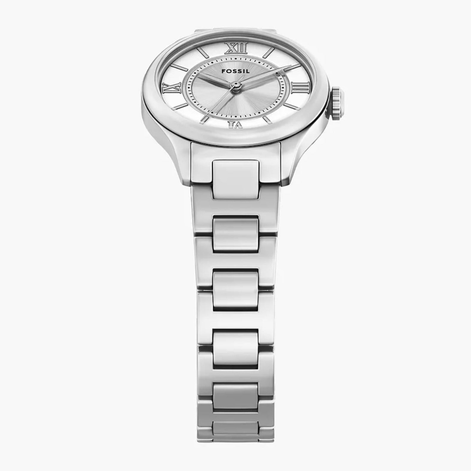 Fossil Gilmore Quartz Silver Dial Steel Strap Women’s Dress Watch | ES5419