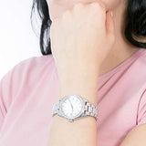 Fossil Scarlette Mini Three-Hand Date Stainless Steel Women's Watch | ES4317