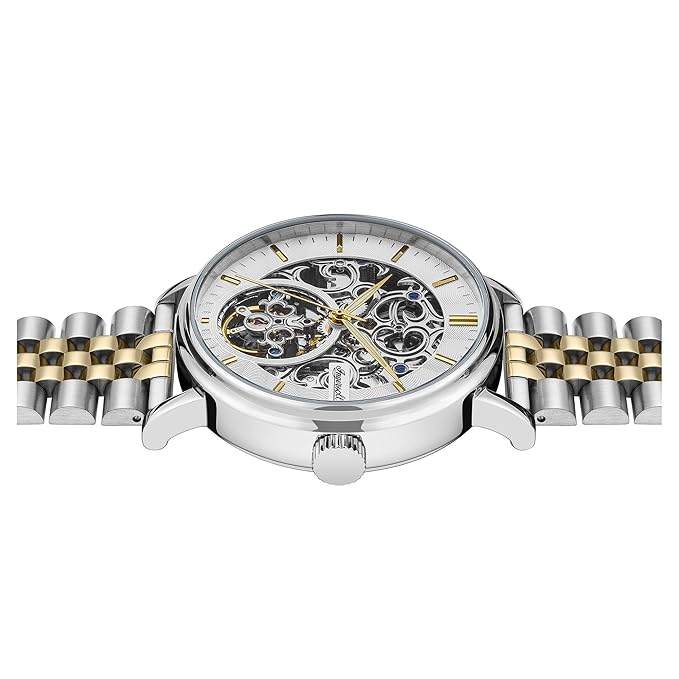 Ingersoll 1892 The Charles Automatic White Skeleton Dial Men's Watch | I05806 | Time Watch Specialists