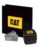 CAT Special Ops Yellow Dial Calendar Black & White Leather Men’s Watch | K4.121.21.731