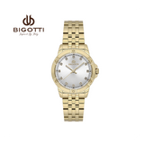 Bigotti Gold-Tone Silver Dial Women's Watch | BG.1.10563-3