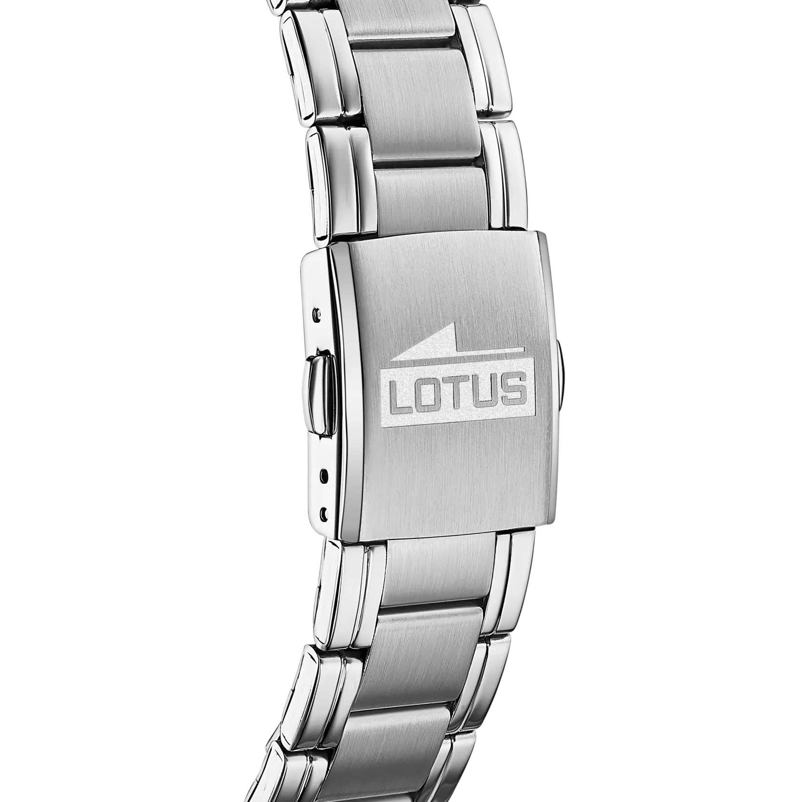 Lotus Multifunction GTS 42mm Black Dial Stainless Steel Men's Watch | 18812/6