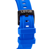 Lotus Vortex GTS Black Blue Dial Blue Strap Men's Watch | 18945/2