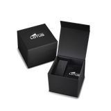 Lotus Vortex Black Dial Calendar Leather Men’s Watch | 18943/1