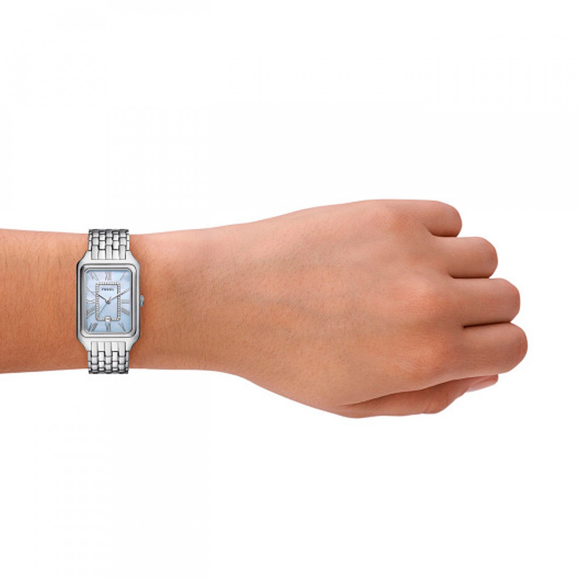 Fossil Raquel Three-Hand blue Dial Stainless Steel Women's Watch | ES5402