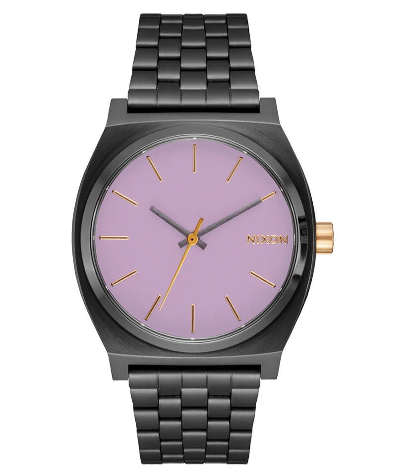 NIXON Gunmetal Lavender Gold Unisex Watch | A11305271-00