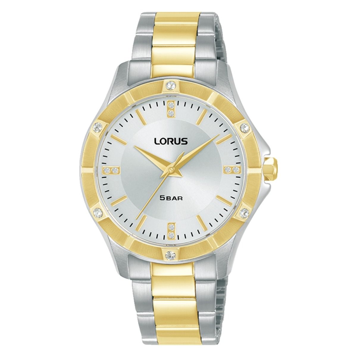 Lorus Stainless Steel Two - Tone Woman's Watch | RG280XX9 | Time Watch Specialists