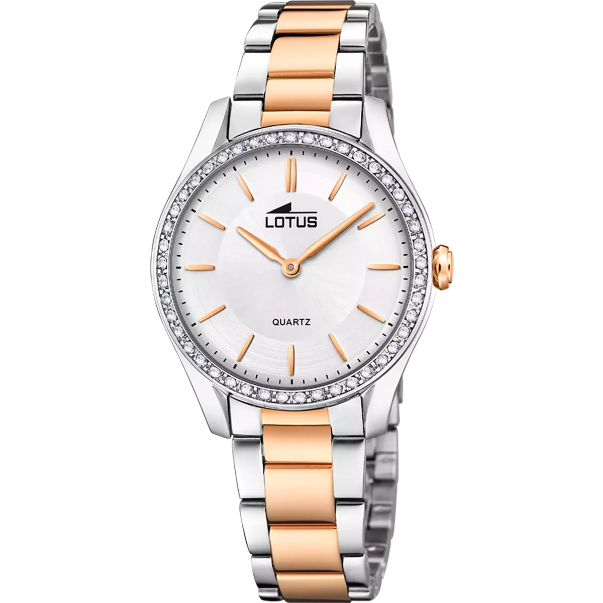 Lotus Bliss Rose Gold & Stainless Steel Women's Watch | 18798/1 | TIME Watches