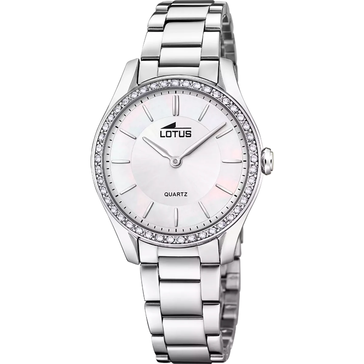 Lotus Bliss Silver & Stainless Steel Unisex Watch | 18796/1 | TIME Watches