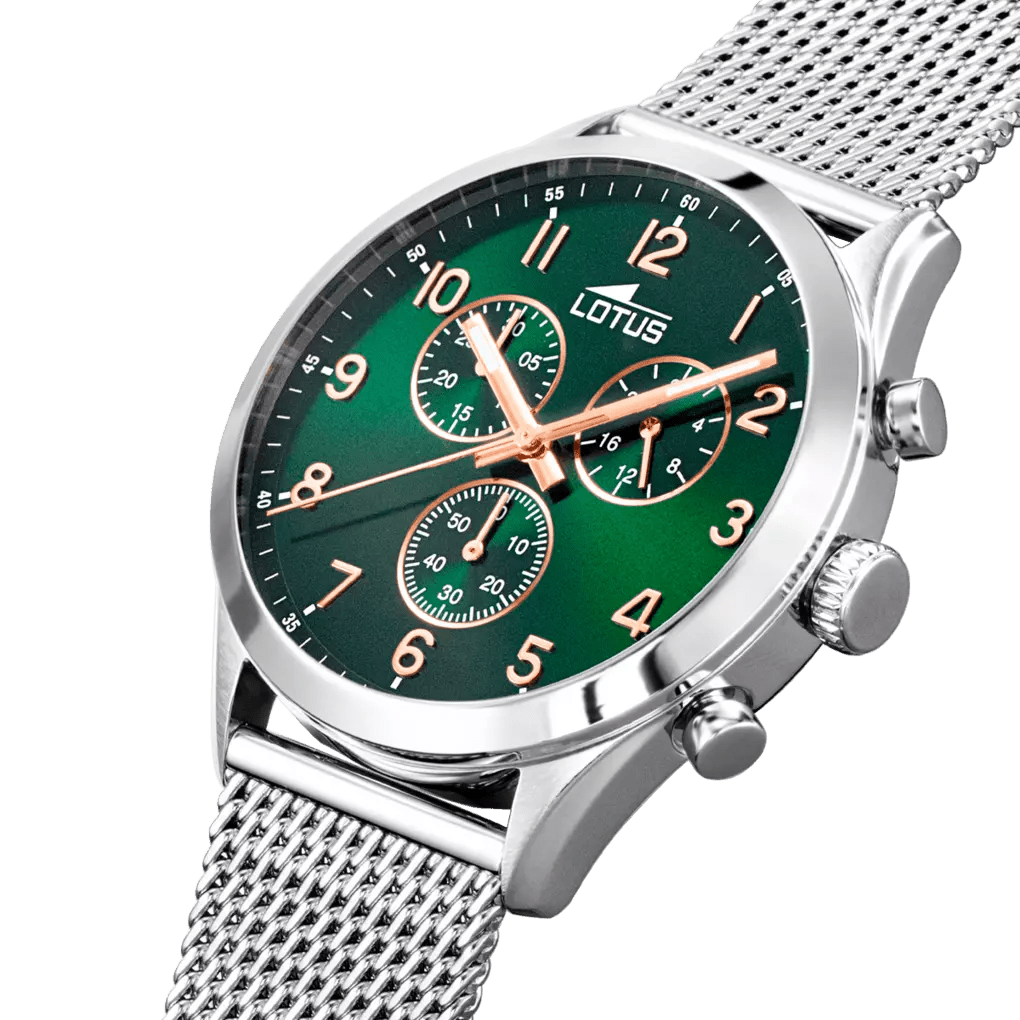 Lotus Chrono Blue & Stainless Steel Men's Watch | 18637/3 | TIME Watches
