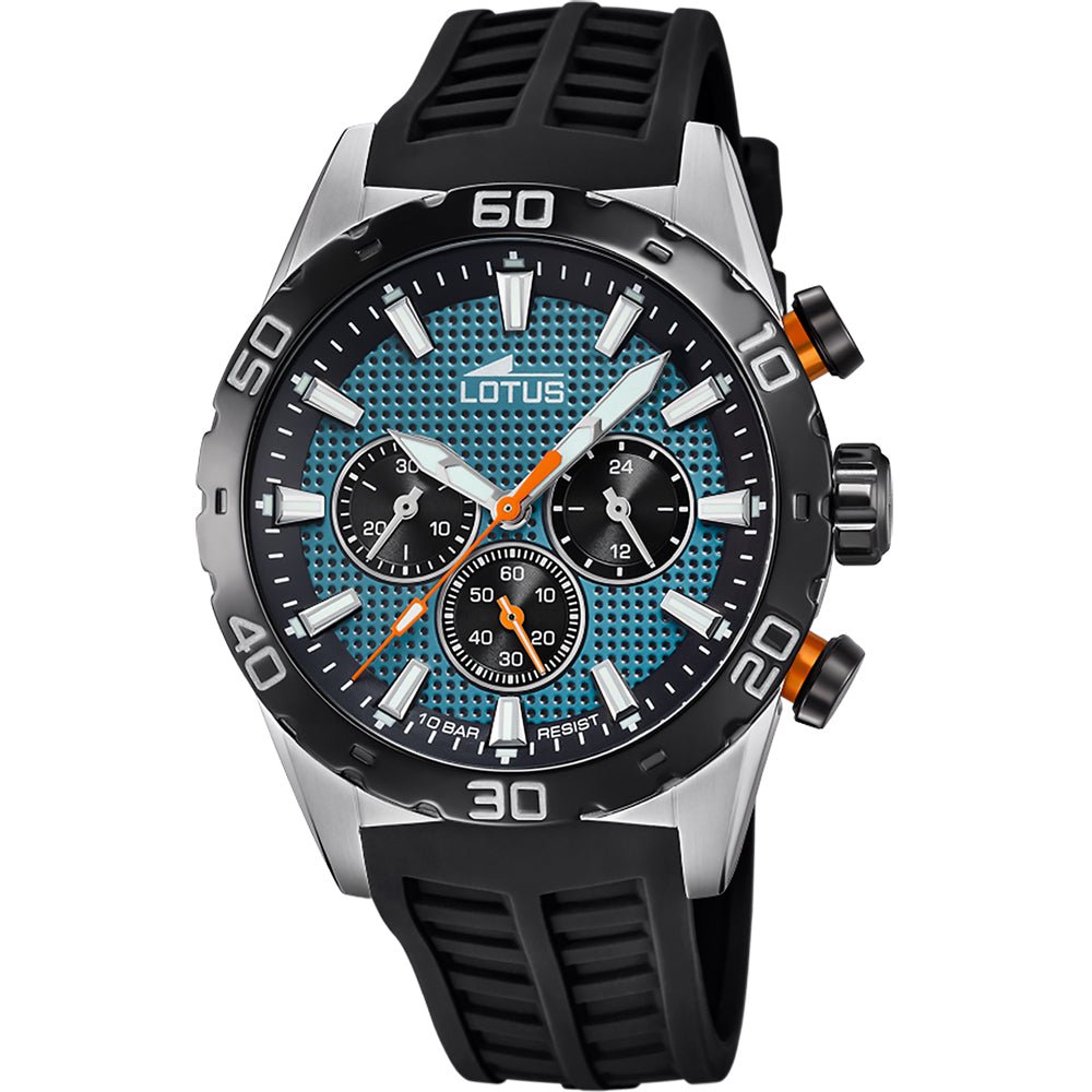 Lotus Chrono Stainless Steel Men's Watch | 18677/F | TIME Watches