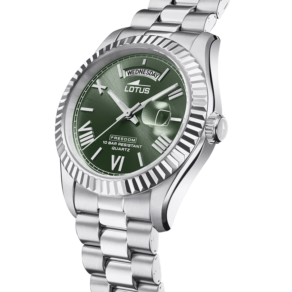 Lotus Freedom Green & Stainless Steel Watch | 18854/3 | TIME Watches