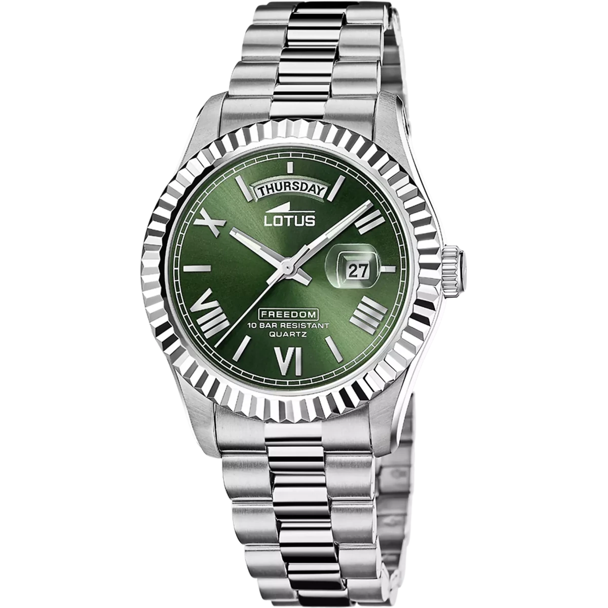 Lotus Freedom Green & Stainless Steel Watch | 18854/3 | TIME Watches