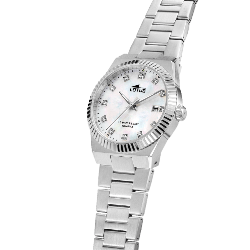 Lotus Freedom Mother of Pearl & Stainless Steel Women's Watch | 18838/1 | TIME Watches