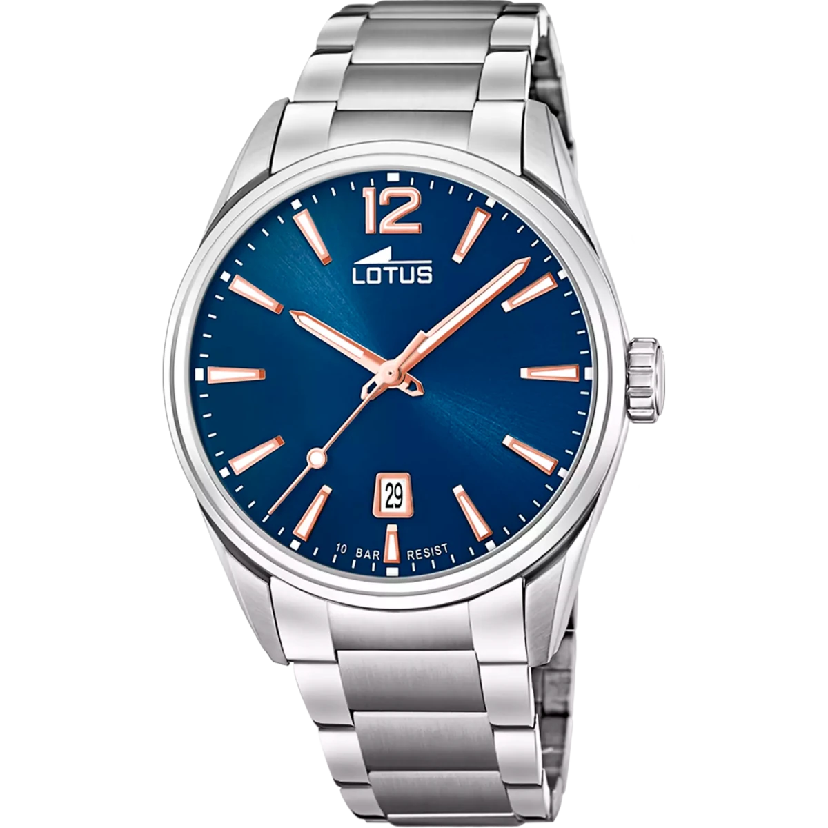 Lotus Minimalist Silver & Stainless Steel Men's Watch | 18692/2 | TIME Watches