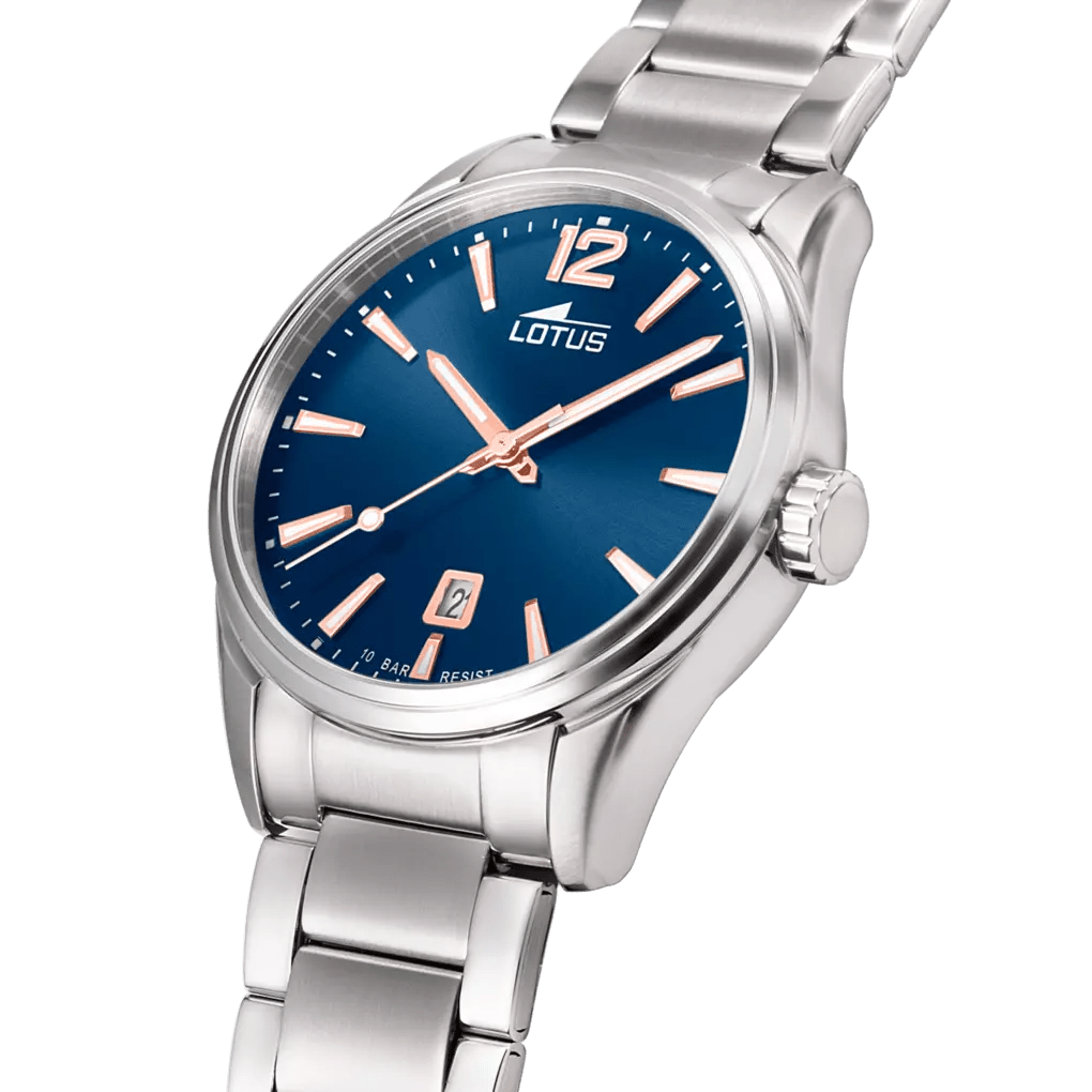 Lotus Minimalist Silver & Stainless Steel Men's Watch | 18692/2 | TIME Watches