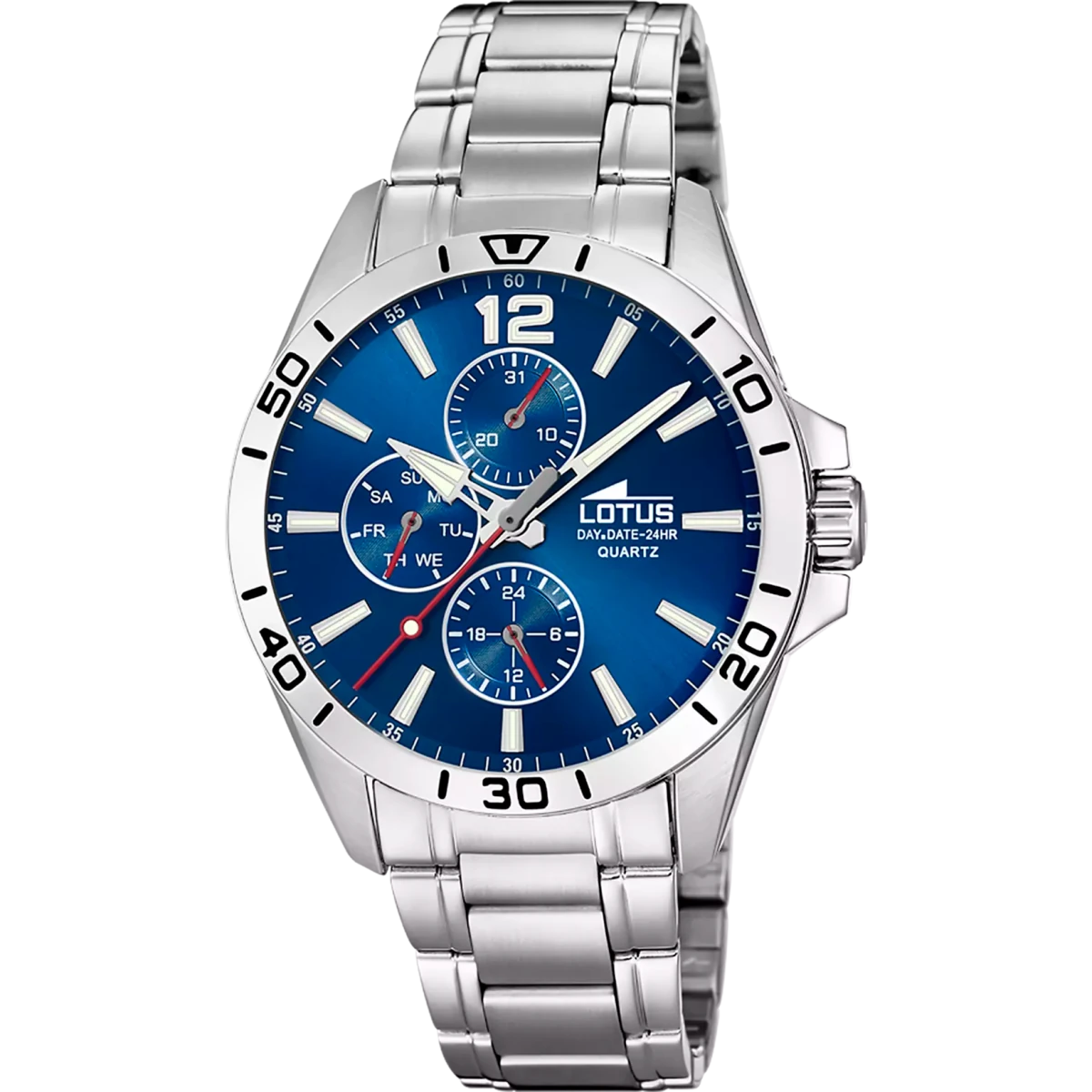 Lotus Multifunction Blue & Stainless Steel Watch | 18812/1 | TIME Watches