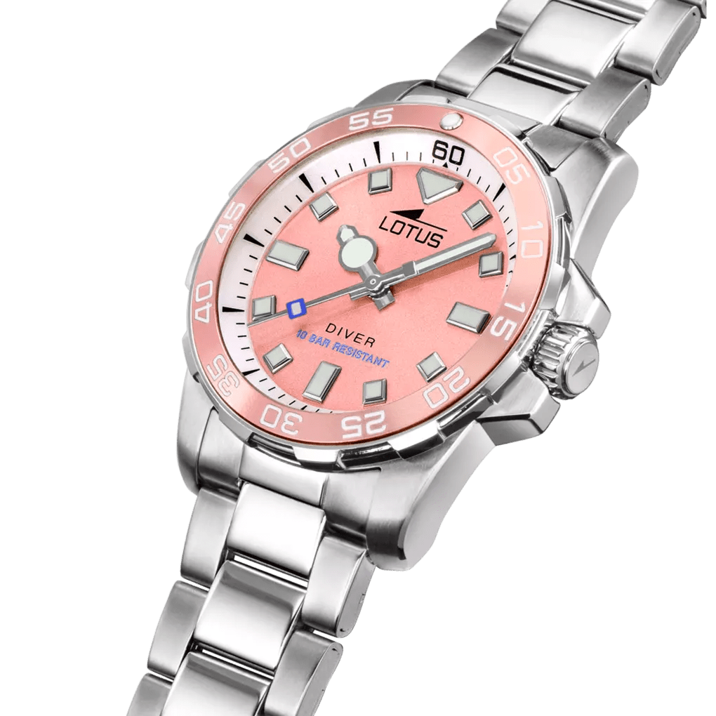 Lotus Trendy Pink & Stainless Steel Women's Watch | 18937/4 | TIME Watches