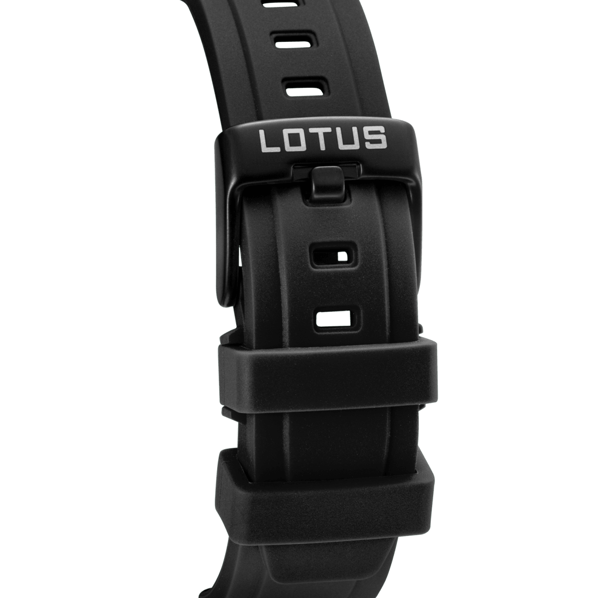 Lotus Vortex Black & Leather Watch | 18945/6 | TIME Watches