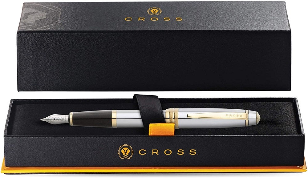 CROSS Bailey Medalist Stainless Steel Medium Nib Fountain Pen | AT0456-6MS