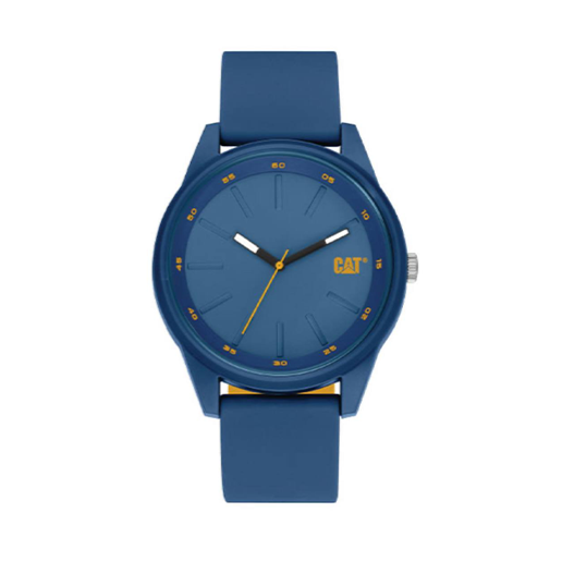 CAT Insignia with Blue Rubber Strap Men's Watch | LJ.100.26.626