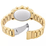 Michael Kors Oversized Panorama Gold-Tone strap with Black Dial Men's Dress Watch | MK9195