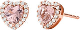 Michael Kors 14K Rose Gold - Plated Sterling Silver Heart - Cut Stud Earrings | MKC1519A2791 | Time Watch Specialists