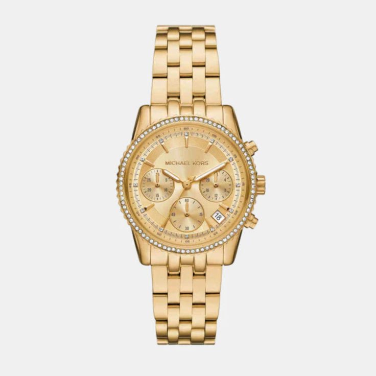 Michael Kors Bryant Gold Dial & Gold - Tone Stainless Steel 38mm Women's Watch | MK7530 | TIME Watches