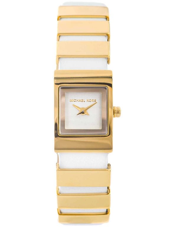 Michael Kors Darrington White Dial and Brown Leather 38mm Women's Watch | MK4899 | TIME Watches