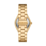 Michael Kors Lennox Three-Hand Gold-Tone Stainless Steel Woman's Watch | MK7460 | Time Watch Specialists