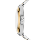 Michael Kors Lennox Three-Hand Two-Tone Stainless Steel Woman's Watch | MK7464 | Time Watch Specialists