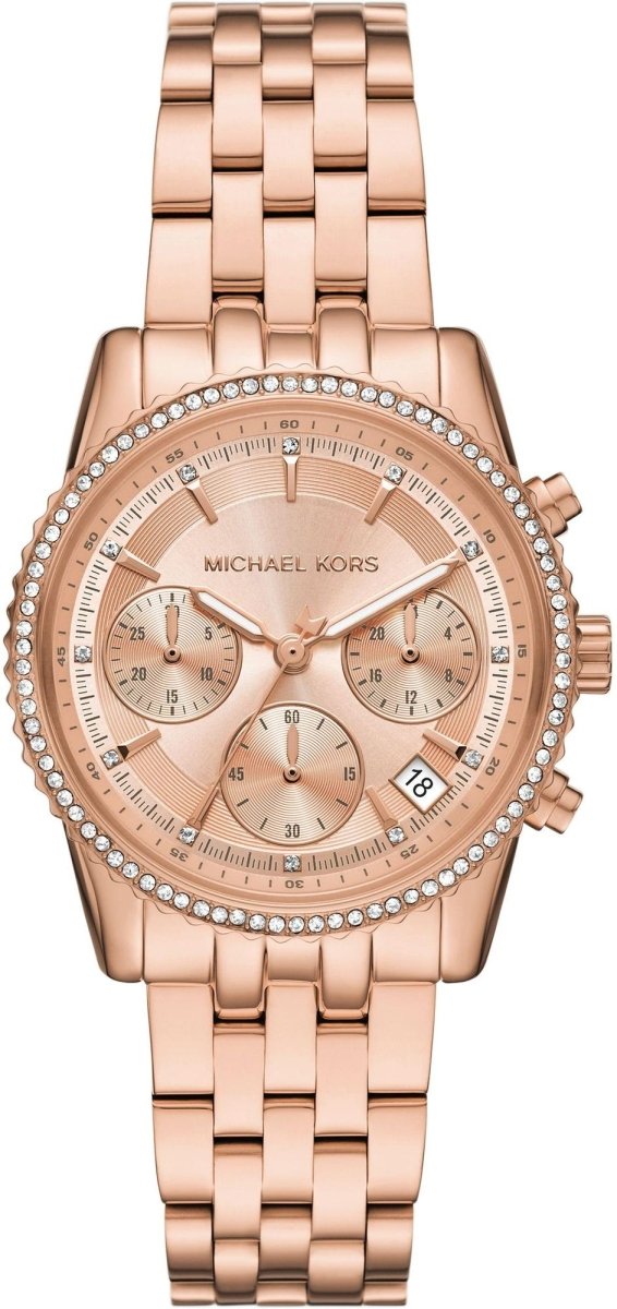 Michael Kors Lexington Blue Dial & Silver Stainless Steel 45mm Men's Watch | MK7531 | TIME Watches