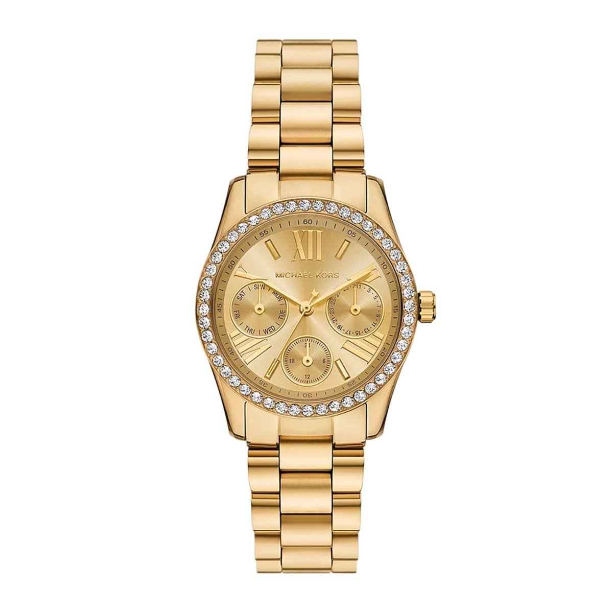 Michael Kors Lexington Gold & Gold Stainless Steel 36mm Women's Watch | MK4982 | TIME Watches