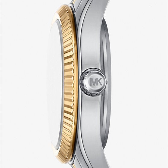 Michael Kors Lexington Pavé Two - Tone Watch and Slider Bracelet Set | MK4815SET | Time Watch Specialists