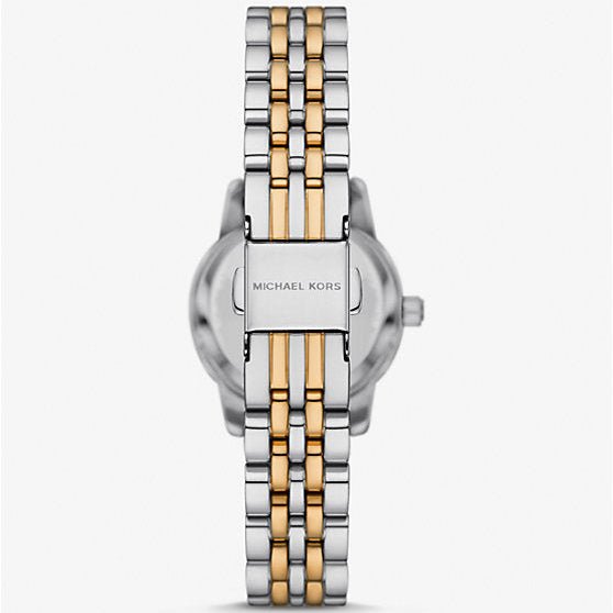 Michael Kors Lexington Pavé Two - Tone Watch and Slider Bracelet Set | MK4815SET | Time Watch Specialists