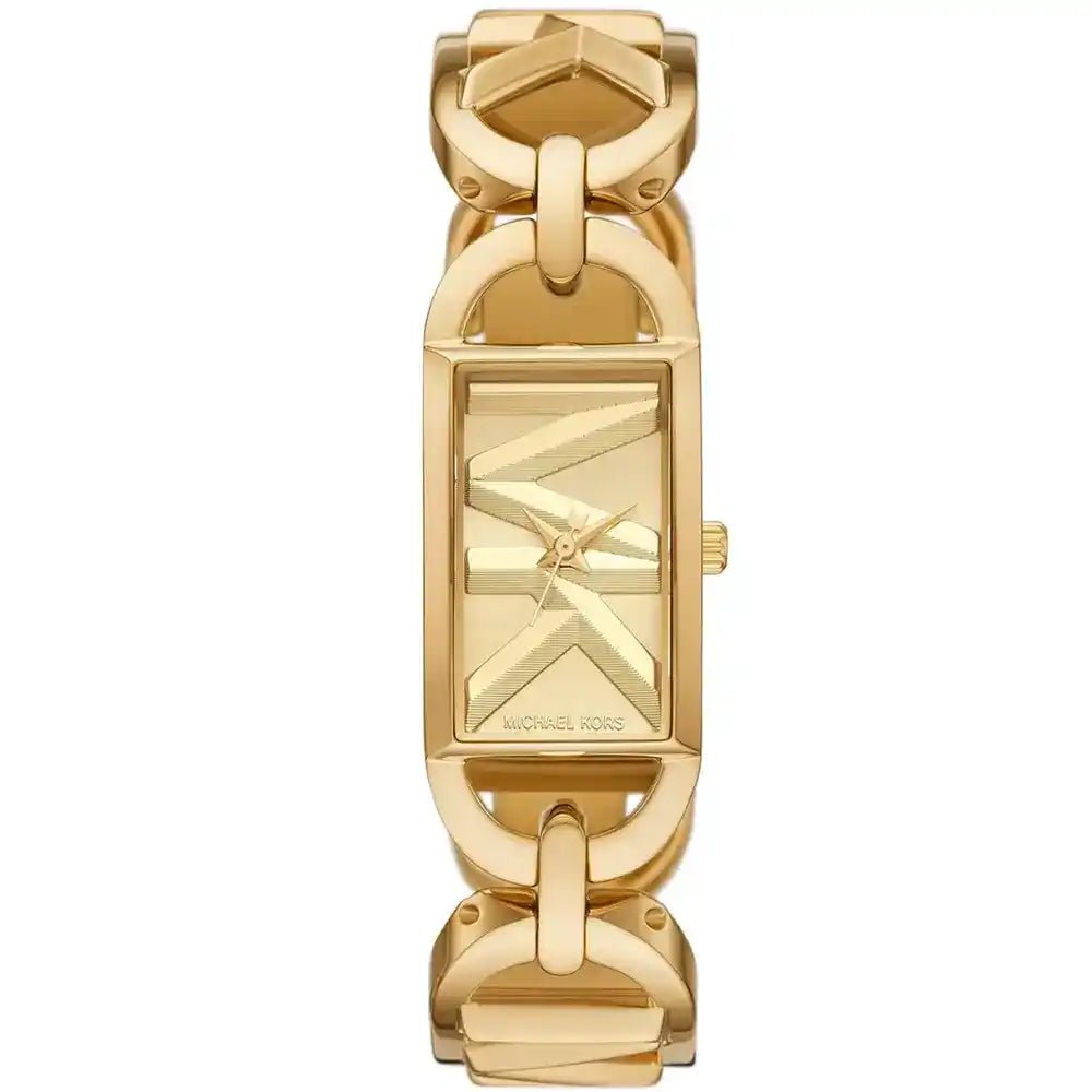 Michael Kors MK Empire Champagne Dial & Gold Stainless Steel 42mm Women's Watch | MK7406 | TIME Watches