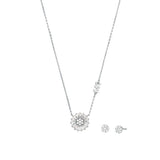 Michael Kors Premium Brilliance Sterling Silver Necklace and Earring Women's Set|MKC1651SET | Time Watch Specialists