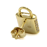 Michael Kors Premium Gold-Tone Sterling Silver Stud Women's Earrings | MKC1628AN710 | Time Watch Specialists