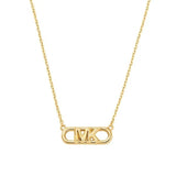 Michael Kors Premium Statement Link Gold Sterling Silver Pendant Women's Necklace|MKC164200710 | Time Watch Specialists
