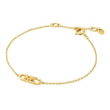 Michael Kors Premium Statement Link Gold Sterling Silver Women's Chain Bracelet|MKC164100710 | Time Watch Specialists