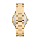 Michael Kors Runway Three-Hand Gold-Tone Stainless Steel Woman's Watch | MK7472 | Time Watch Specialists